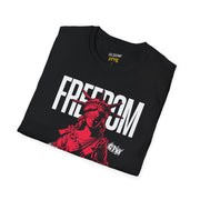 T-Shirt Unisex Softstyle - Freedom Graphic Tee for Independence Day and Activism