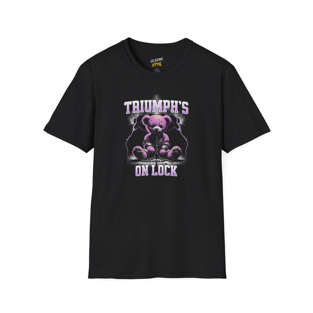 Triumphant Teddy Bear Graphic T-Shirt for Unisex