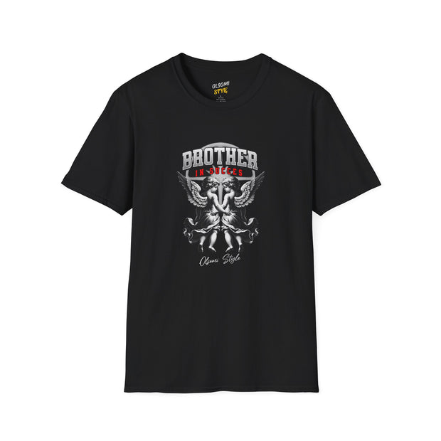 T-Shirt Unisex Softstyle Brother in Success - Cool Graphic Tee for Casual Wear