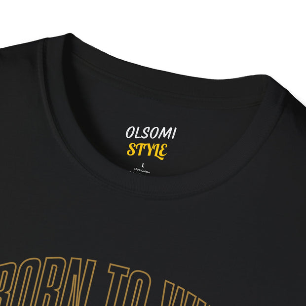 Grindset G.O.A.T. Unisex Softstyle T-Shirt - Born to Win Graphic Tee