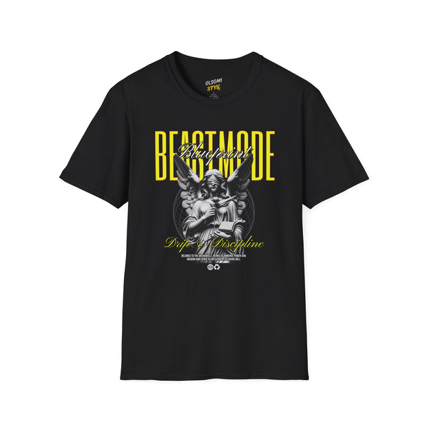 BEASTMODE Unisex Softstyle T-Shirt, Motivational Tee, Casual Wear, Fitness Gift, Gym Attire, Workout Shirt, Cool Graphic Tee