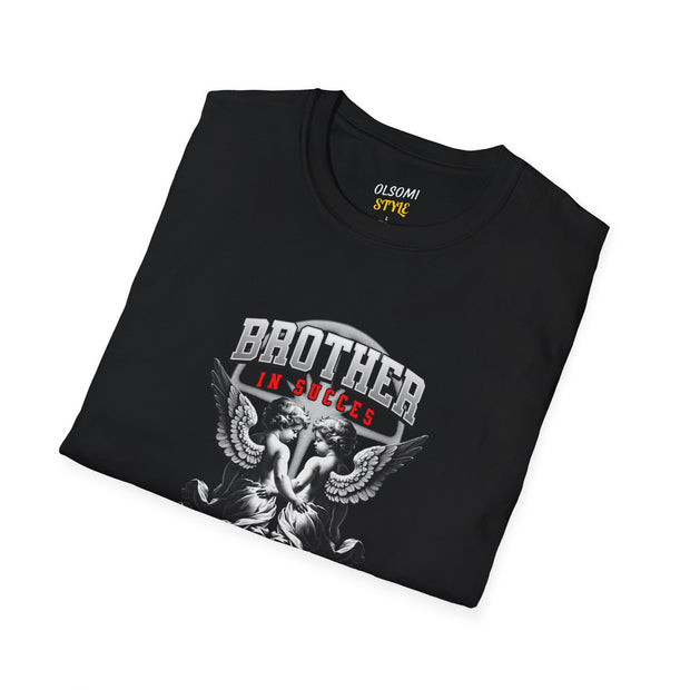 T-Shirt Unisex Softstyle Brother in Success - Cool Graphic Tee for Casual Wear