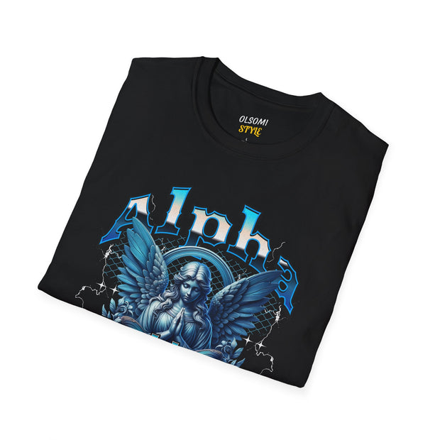 T-Shirt Graphic Tee Alpha Architect, Unisex Softstyle T-Shirt, Casual Wear, Unique Gift, Festival Apparel, Streetwear Style