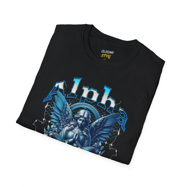 Alpha Architect Unisex Softstyle T-Shirt - Bold Graphic Tee for Creative Minds