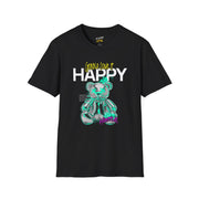 Happy Vibes Bear T-Shirt | Unisex Softstyle Tee for Positive Energy